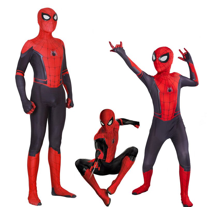 Spiderman Far From Home Costume Cosplay Peter Parker Zentai Suit Superhero  Bodysuit Jumpsuit Halloween Costume for Kids | Shopee México