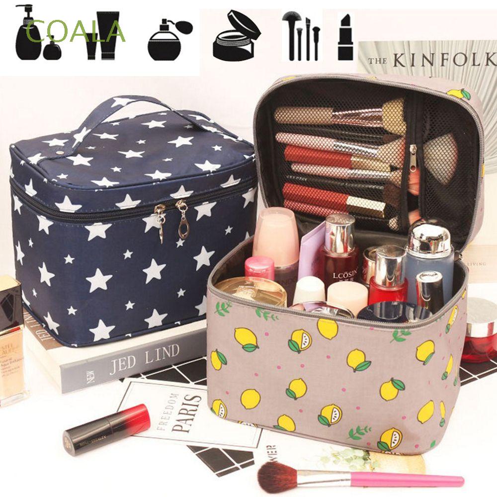 COALA organizador portátil de alta calidad impermeable para uñas,  organizador de maquillaje, bolsas de almacenamiento de tela Oxford, caja de  cosméticos grande | Shopee México