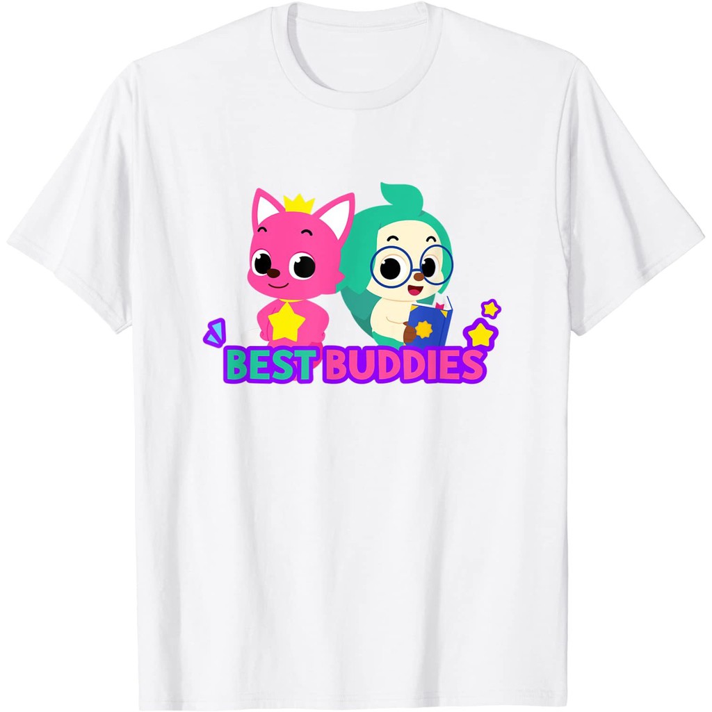 Camiseta infantil Pinkfong Wonderstar Best Buddies Pinkfong y Hogi ropa de  moda Tops niños niñas niños niñas personajes Distro 1-12 años Premium |  Shopee México