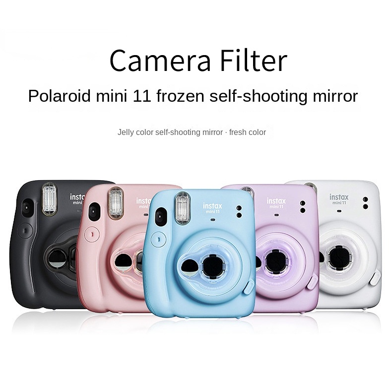 Filtro De Cámara Para Fuji Polaroid Instax 11 Color Selfie Espejo Transparente Primer Fotografía | Shopee