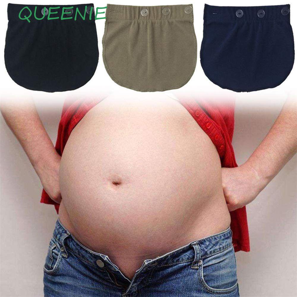 Mija 3014 Pantalones de maternidad clásicos y cómodos con banda para el vientre 