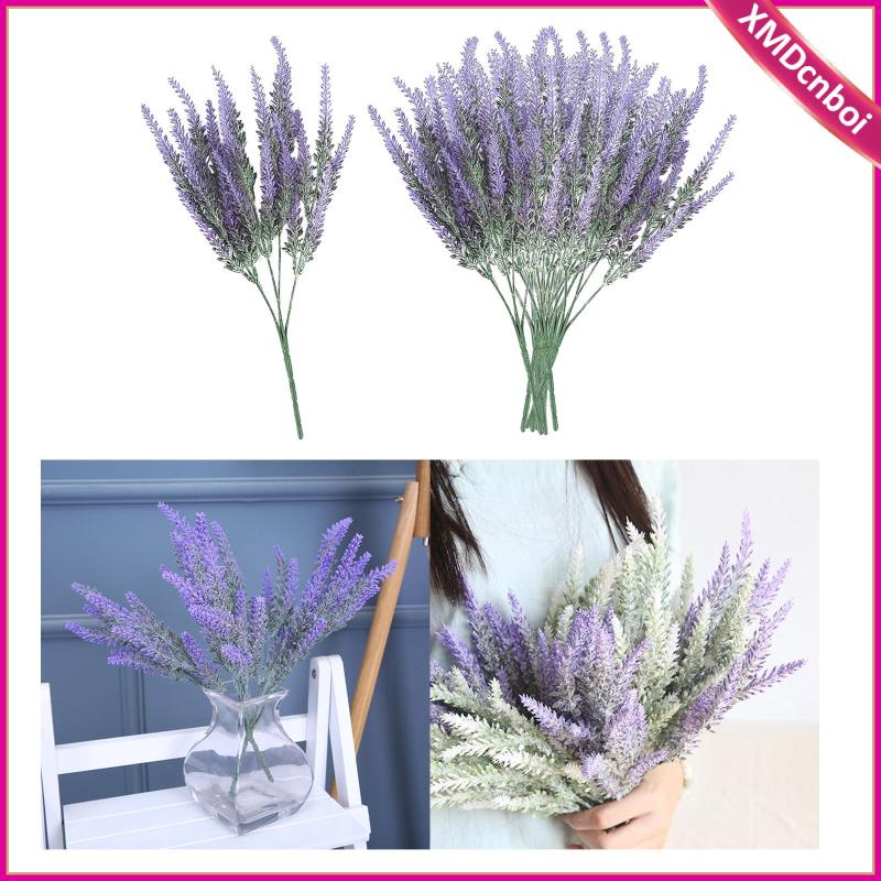 xmdcnboi] 12 Piezas De Mesa De Lavanda Artificial , Centro Primavera , Flores  Moradas , Patio Interior Y Exterior | Shopee México