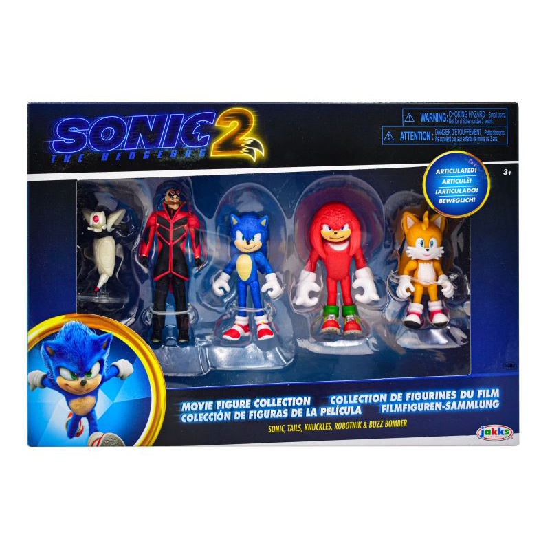 Sonic 2 Coleccion De Figuras De La Pelicula Jakks Pacific Shopee México 