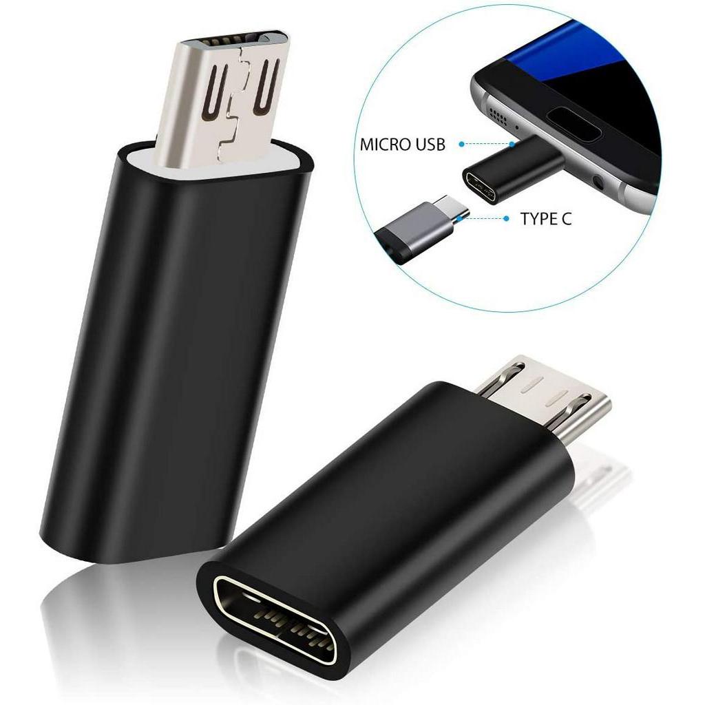 USB macho tipo C 3.1 a Micro USB hembra Convertidor USB Cargador Adaptador de C-Hub 