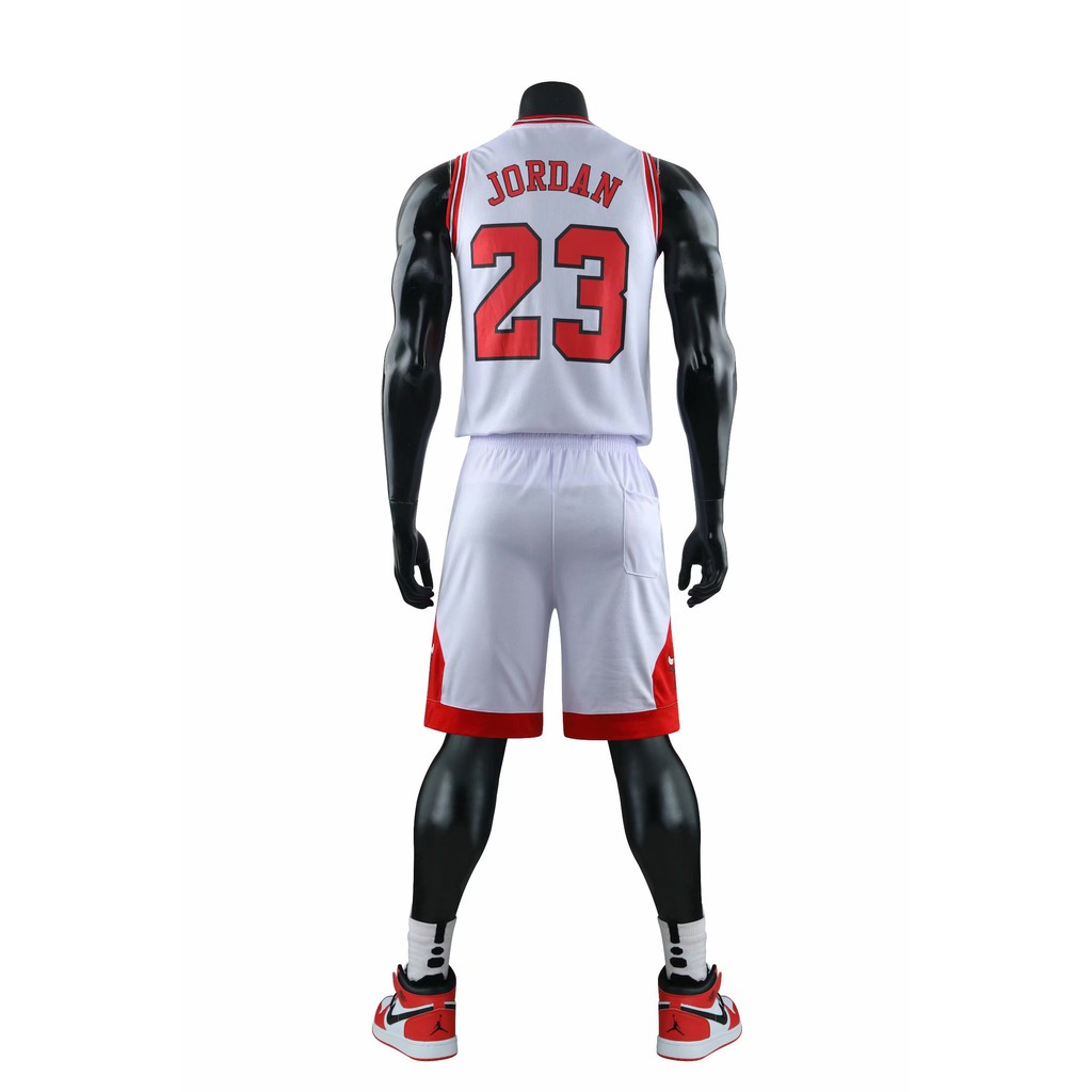 S-4X RL Bulls 23# Baloncesto Jerseys Manga Corta Pantalones Cortos Conjunto De Dos Piezas Jersey Hombres Camiseta Camisa De Entrenamiento 