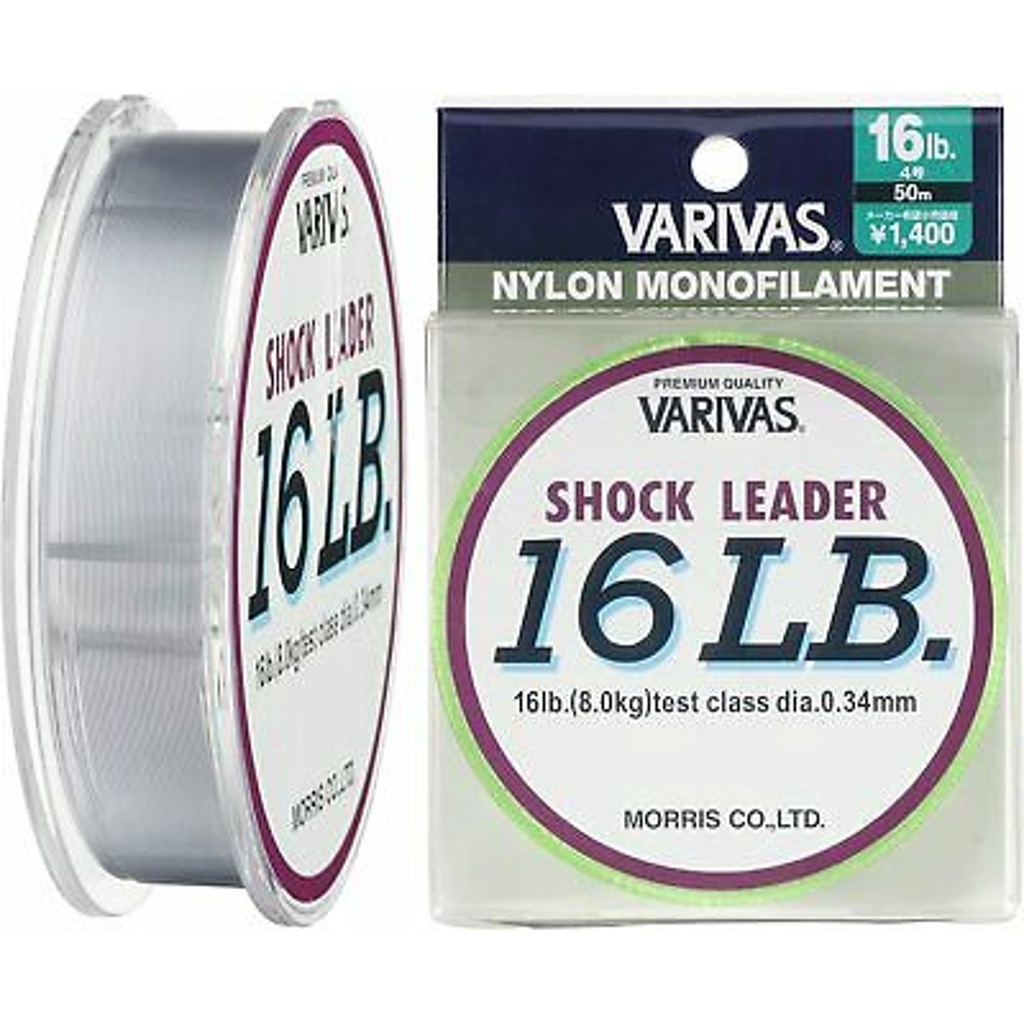 Varivas Nylon Shock Leader Line 50m 16lb 2456