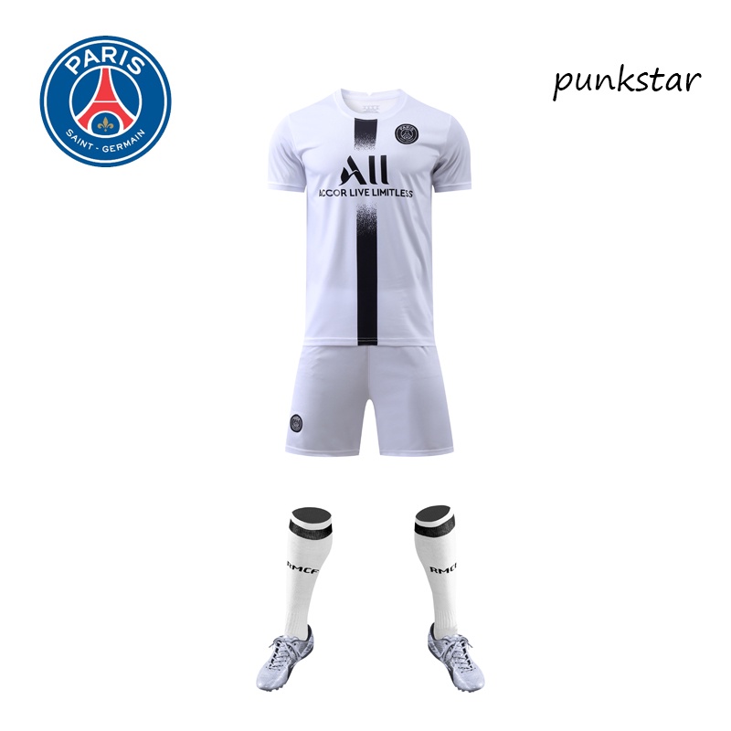 sentido Real El extraño PSG Away Camiseta De Fútbol Conjunto Paris Saint-Germain Uniforme S-3XL |  Shopee México