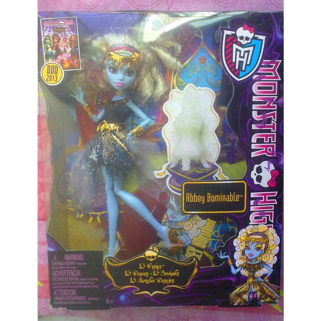 Muneca monster high abbey bominable de 13 wishes