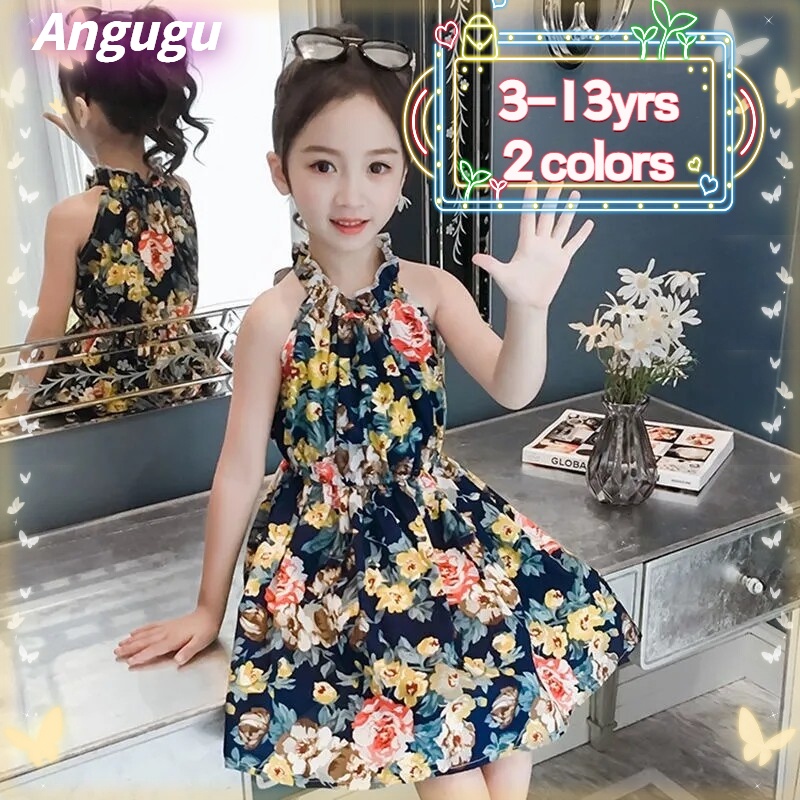 Angugu Vestido De Moda Infantil Niños Niña Ropa Casual De 3 A 4 5 6 7 8 10 12 Años Cumpleaños Tutú Vestidos De Princesa | Shopee México