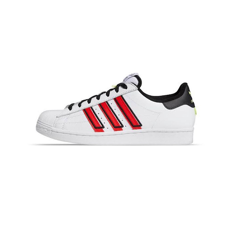 adidas superstar negras y rojas