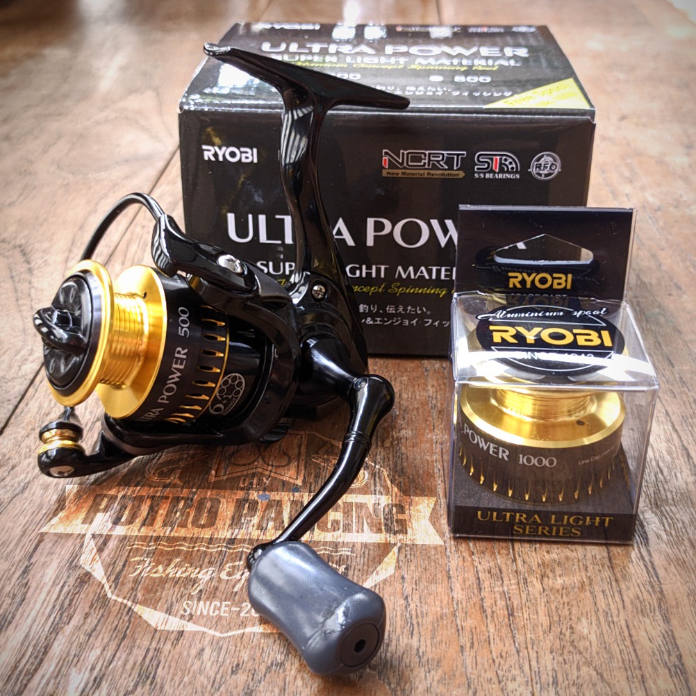 Ryobi Ultra Power 500 carrete gratis 1000 Ultrapower carrete giratorio ...