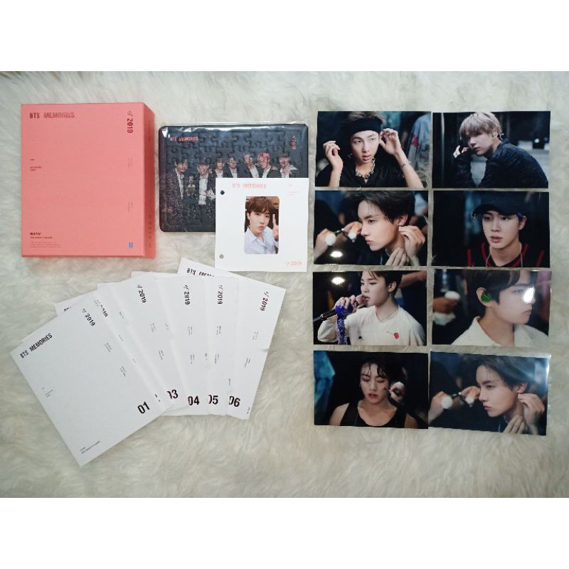 Bts Memories 19 Bluray Sharing Photo Set 4x6 Rm Jhope Jin Fullset Oficial Listo Shopee Mexico