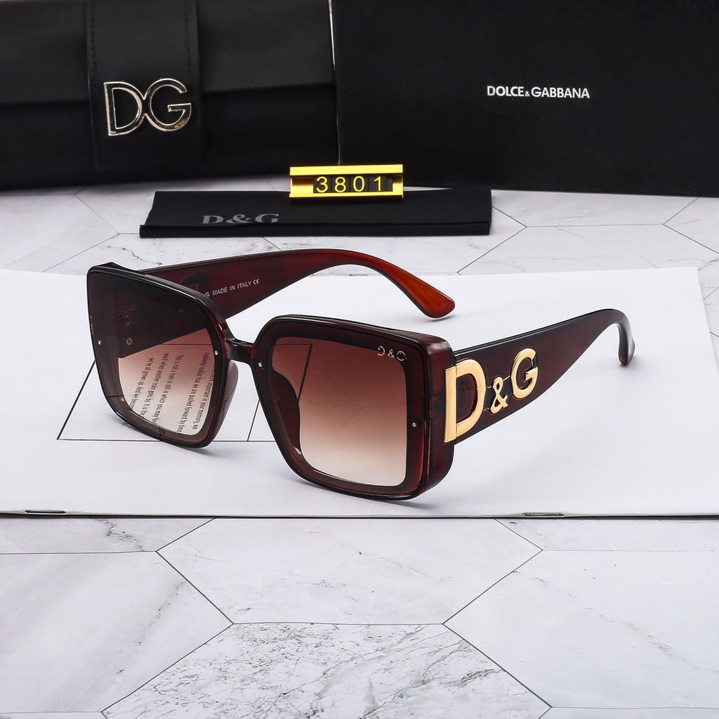 dolce & gabbana dg alta calidad y mujeres marca de lujo gafas de sol de alta calidad dg3801 | Shopee México
