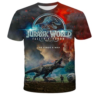 Jurassic Mundo 4T-14T Años Niños Camiseta Dinosaurio Impreso 3D Camisetas  Niñas Moda Manga Corta Niño | Shopee México