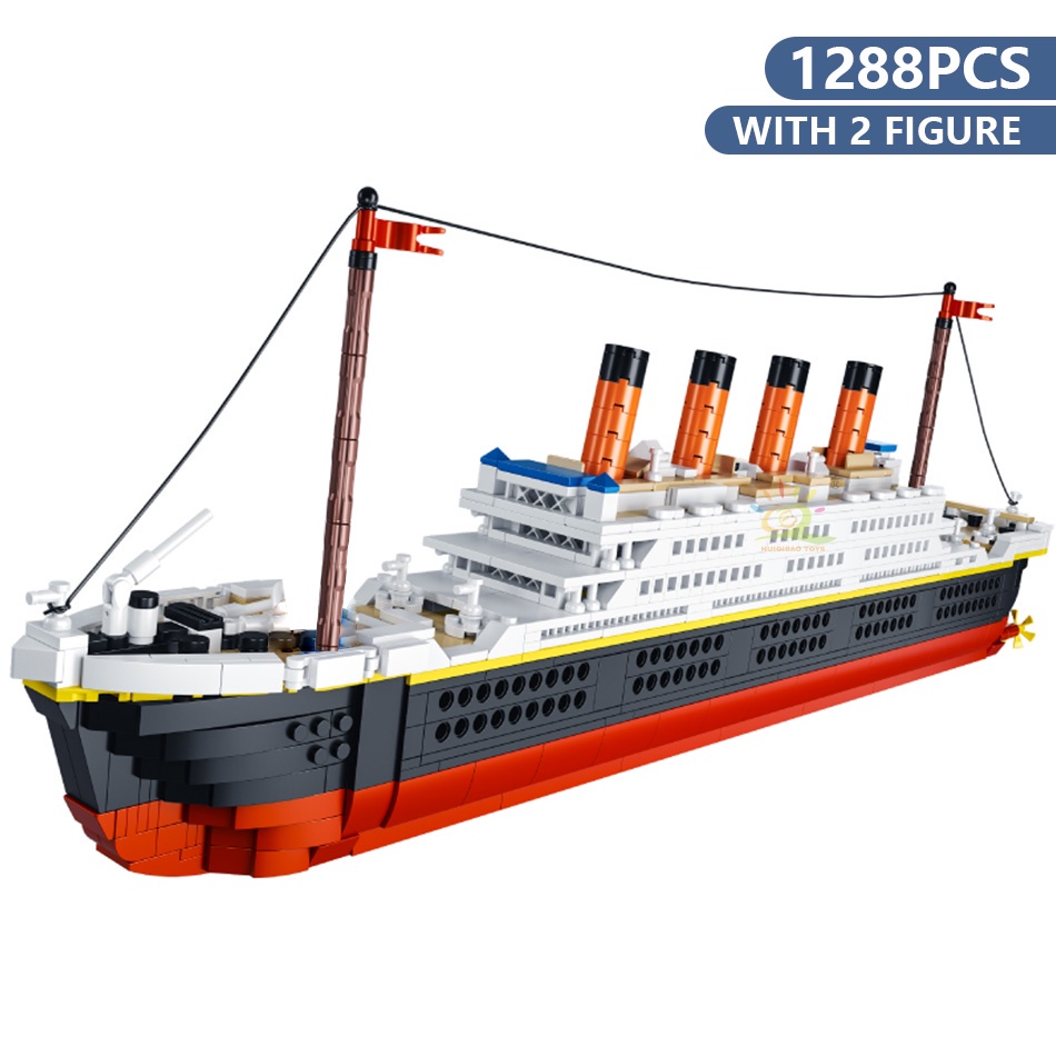 Titanic Crucero Lancha Barco kits educativos bricolaje Juguetes para niños ladrillos N3G5 