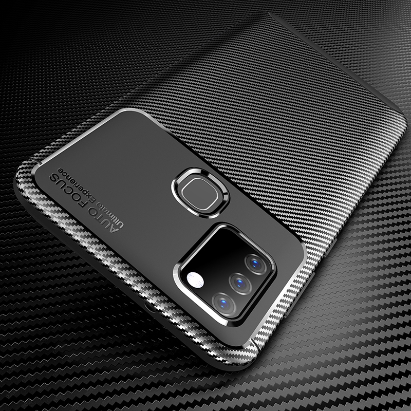 A prueba de choques híbrido de fibra de carbono Suave Carcasa Protectora Para Samsung Galaxy A6 Plus Note 9 