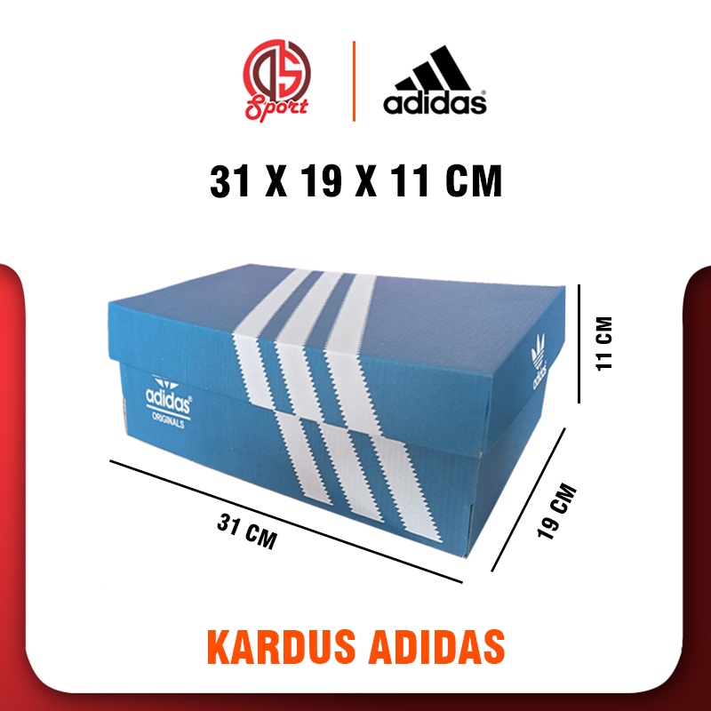 Caja embalaje cartón zapatos caja ADIDAS tamaño 31X9X11 | Shopee México