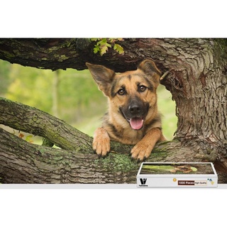 Available Handmade Premium Basswood German Shepherd Dog Wood Tree Jigsaw Puzzles 500 1000 Piece Toy Games Educational Children S Day Birthday Gift Home Decor For Adults Kids Shopee Mexico