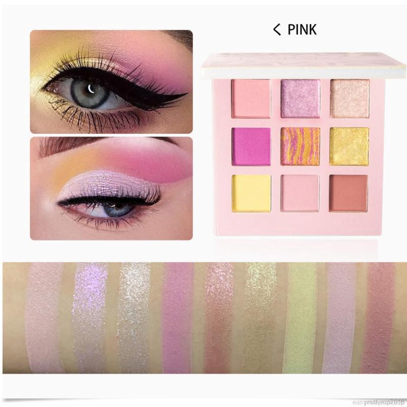 Prettymakeup paleta de sombras de ojos a prueba de agua mate nacaradas 9  colores | Shopee México