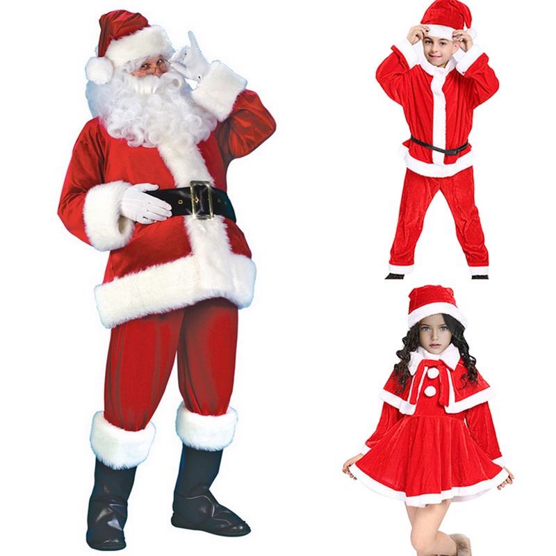 Froiny Traje Navidad Santa Claus Cosplay Santa Claus Ropa Disfraces Vestido  Disfraces En Traje Vestir Navidad Para Adultos Hogar Y Cocina |  
