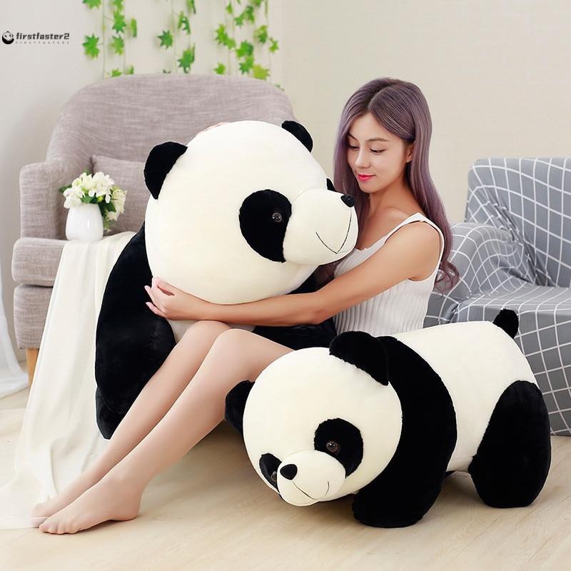 Panda gigante Grande Osito Peluche Muñeco De Peluche Animales Juguetes Suaves Almohada Regalo 23" 