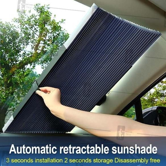 Protector solar retráctil parasol para coche
