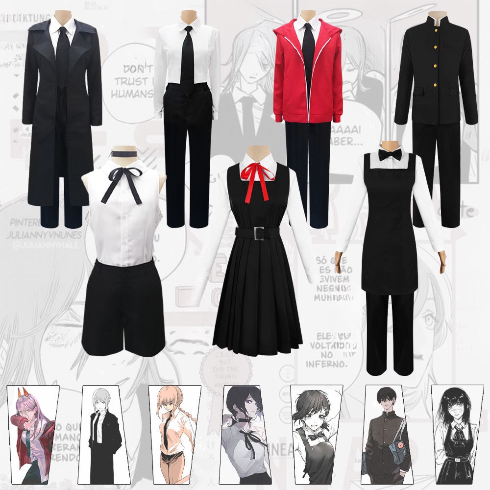 Anime Motosierra Hombre Mitaka Asa Yoshida Hirofumi Cosplay Disfraz