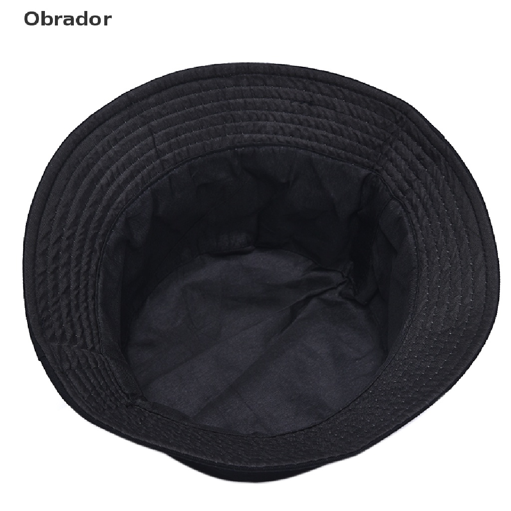 SDFRG Unisex Bandera de Brasil Hombres Mujeres Viajando Sombrero de Pescador Gorro de Cubo Plegable Sombrero de Sol de ala Ancha Negro Un tamaño