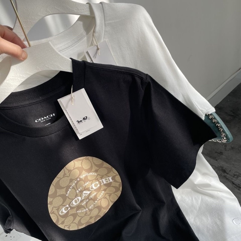Camiseta Clásica original coach Venta Caliente Nueva YORK Moda Hombres  Mujeres UNISEX 100 % Algodón Con Bolsa De Entrenador Paquete Y Etiqueta |  Shopee México
