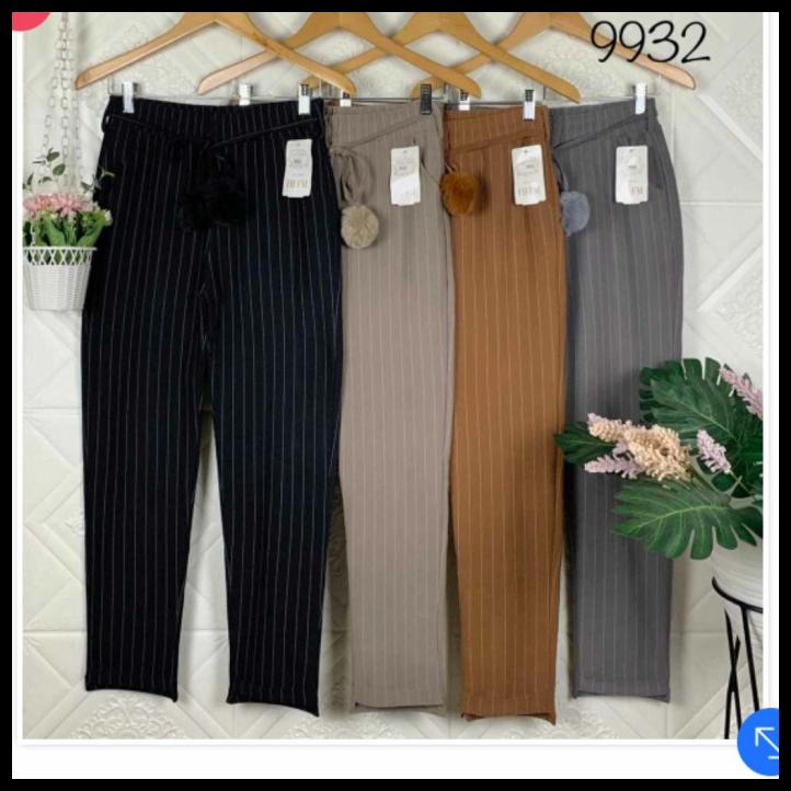 Zara mujer pantalones Channel 9932, importación Material elástico | Shopee