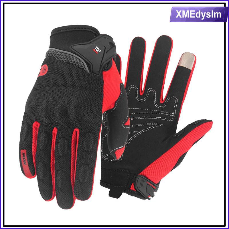 Modeka sonora negro rojo talla k8 brevemente motocicleta guantes verano guantes 