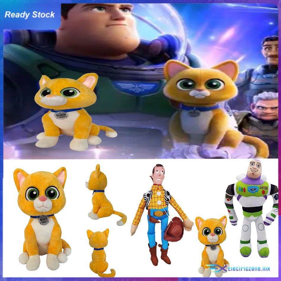 Juguetes de peluche de gato Lightyear de 2022 nuevo pisar Buzz Lightyear Sox gato cachorro Plush