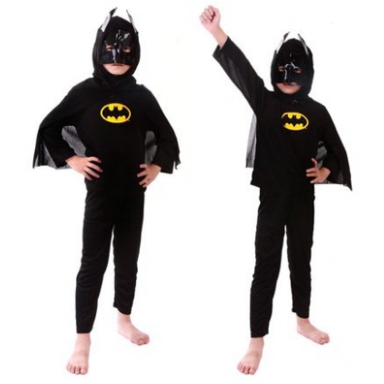 Disfraz De Halloween Para Niños Spiderman Batman Superman Capa Traje De Ropa  De Manga Larga Prom Papel Rendimiento | Shopee México