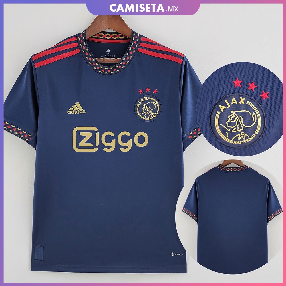 2022 2023 Jersey Ajax Visita Camisas de Fútbol Personalización Nombre Número