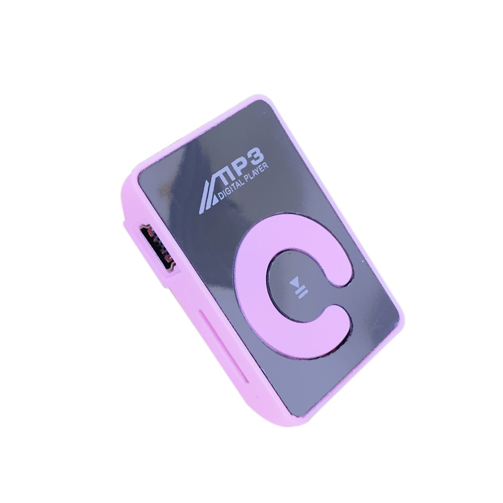 Tree-es-Life Mini Clip portátil Reproductor de MP3 USB Soporte de Medios de música Tarjeta Micro SD TF Moda HiFi MP3 para Deportes al Aire Libre Negro 