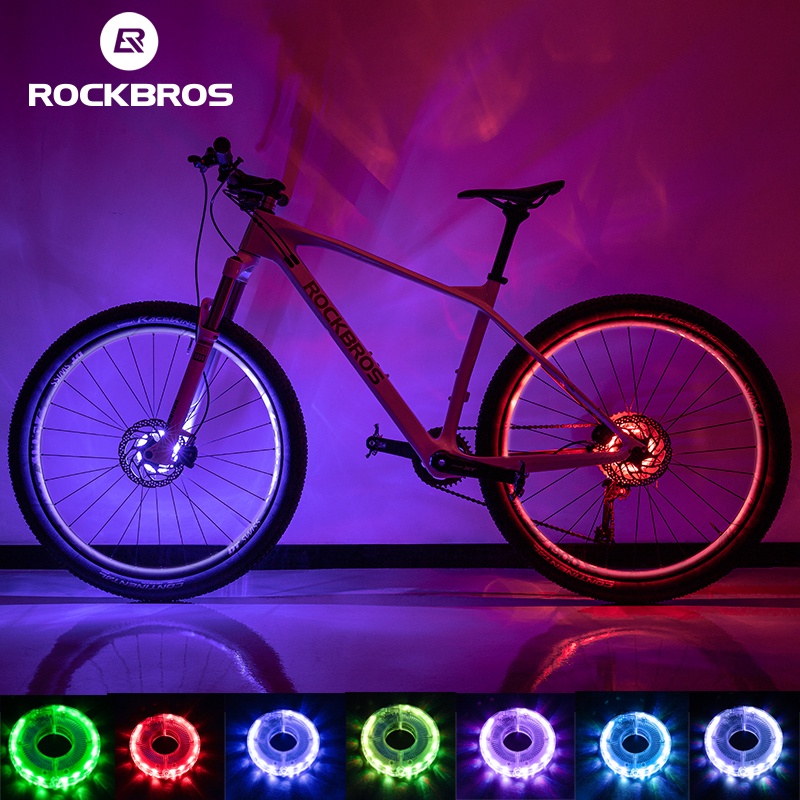 Accidentalmente amenazar invierno ROCKBROS 1PCS Bicicleta Rueda Luz Inteligente 12 LED Flash De Advertencia  Niños Equilibrio MTB Vibración Detección De | Shopee México