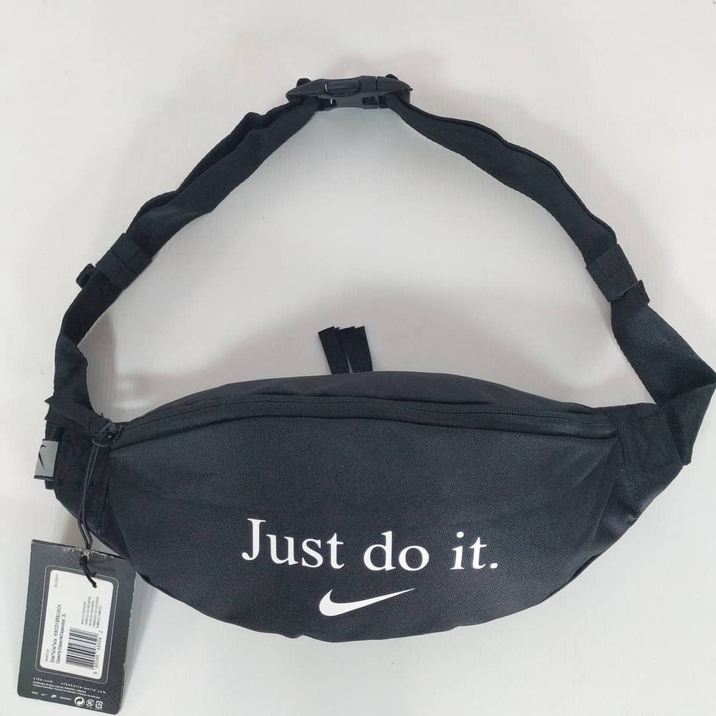Nike HERITAGE HIP PACK negro JUST DO IT Bag / NIKE Bag / riñonera / bolso bandolera / bolsa para chicos bolso para niñas | Shopee México