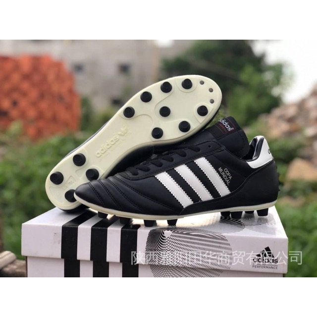 Zapatos Fútbol Adidas Mundial (Fabricado En Alemania) 100 Cuero Genuino | Shopee México