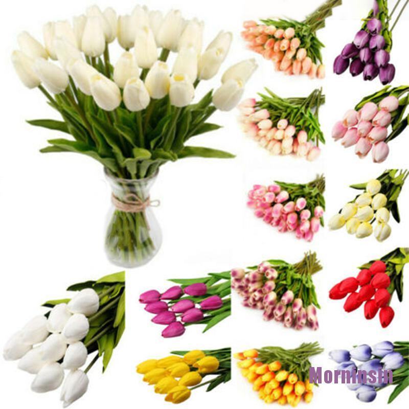 Ramo Falso De tulipanes artificiales con Toque Real Para decoración De  fiesta/boda/hogar | Shopee México