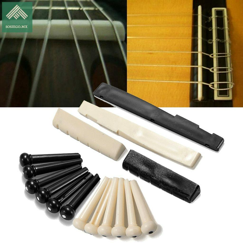 puente para guitarra paquete de 4 80 x 9 x 2,7 mm en blanco Sillín para guitarra clásica de hueso para guitarra clásica mandolina banjo ukelele 