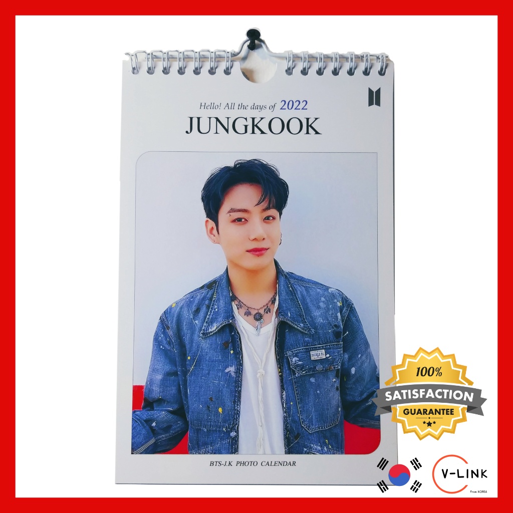 BTS JUNGKOOK 20222023 Calendario Fotográfico Kpop Merch Shopee México