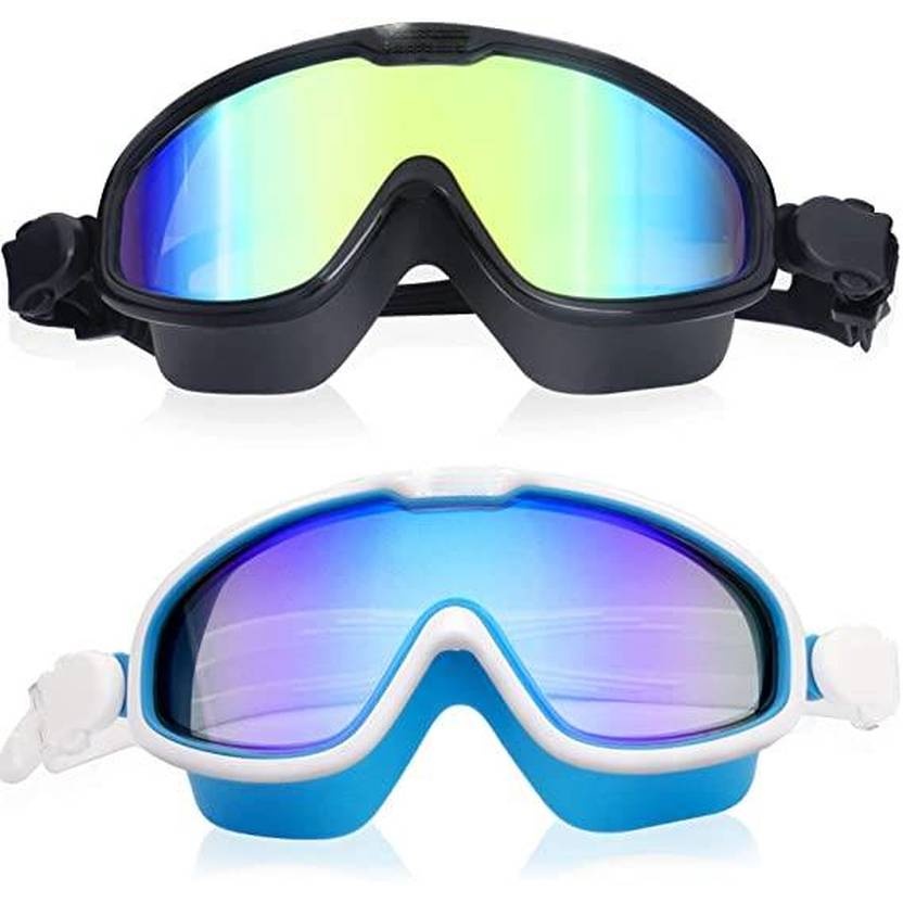 protección UV antiniebla HD para deportes acuáticos Gafas de natación profesionales para adultos con caja portátil buceo 