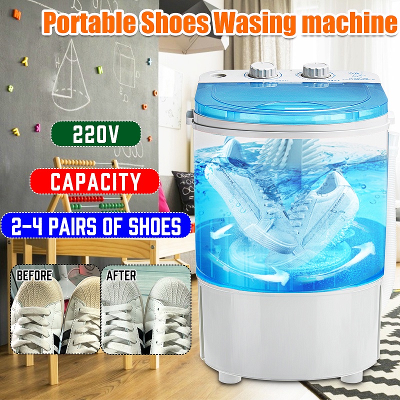 5kg Zapatos Lavadora Mini Tubo Único Y Secadora Máquina Para Ropa De Doble  Uso Limpiador De Un Solo - | Shopee México