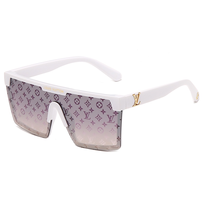 LOUIS VUITTON LV Marca De Lujo Diseño De Moda Clásico Estilo Millonario  Lente Retro Gradiente Gafas De Sol Hombres Z1700 Marco De Metal Trébol