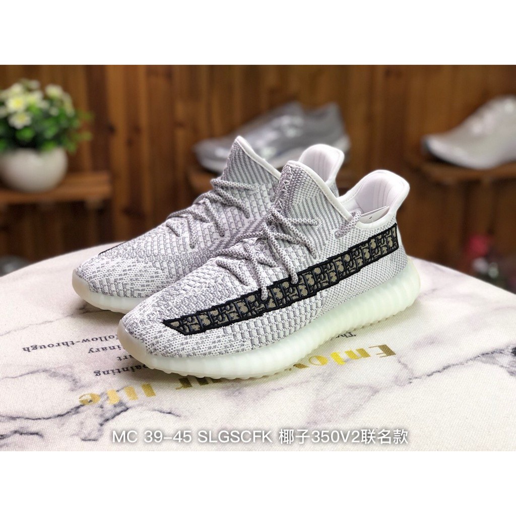 2021New Dior X Adidas Yeezy Boost 350 V2 Zapatos Para Correr Ángel Blanco  FC6607 | Shopee México