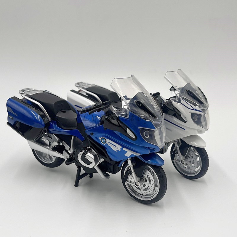 Modelo de Moto a Escala 1:18 B-M-W R1250 RT-P Racing aleación Motocicleta Modelo simulación Diecast Metal Motocicleta Modelo colección Juguetes Regalo Color : A 