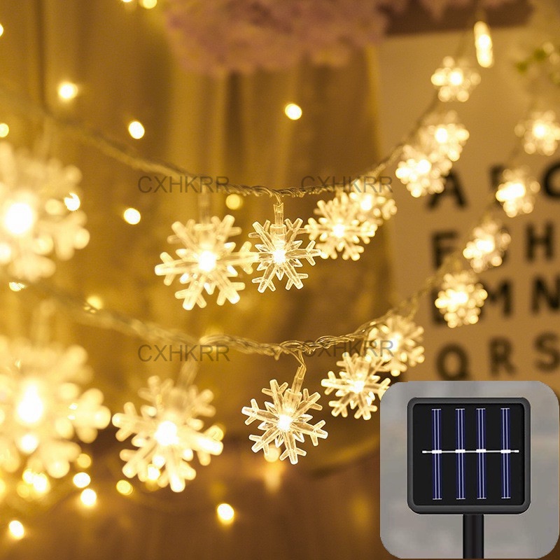 1x 20 LED Solar Luz de la lampara azul decoracion de la Navidad para el jardin TOOGOO R 