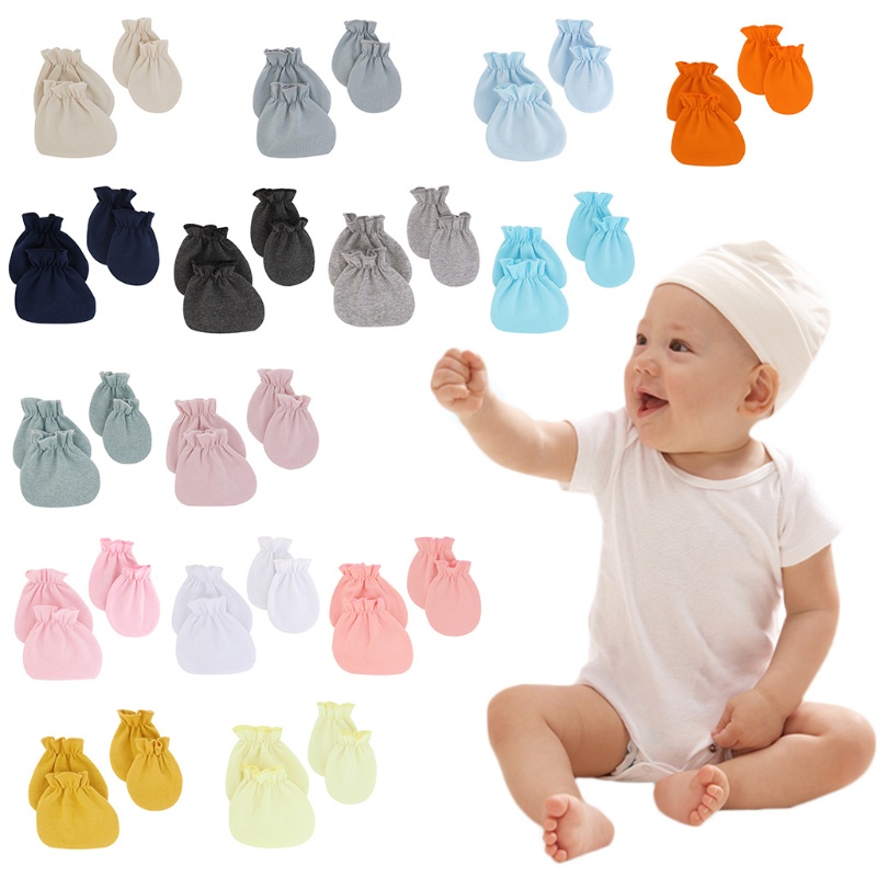 T Baby Soft Cotton Gloves Foot Covers Set Anti Scratching Mittens Socks Face Protection Gloves Sox Kit For Newborn Infants Shopee Mexico