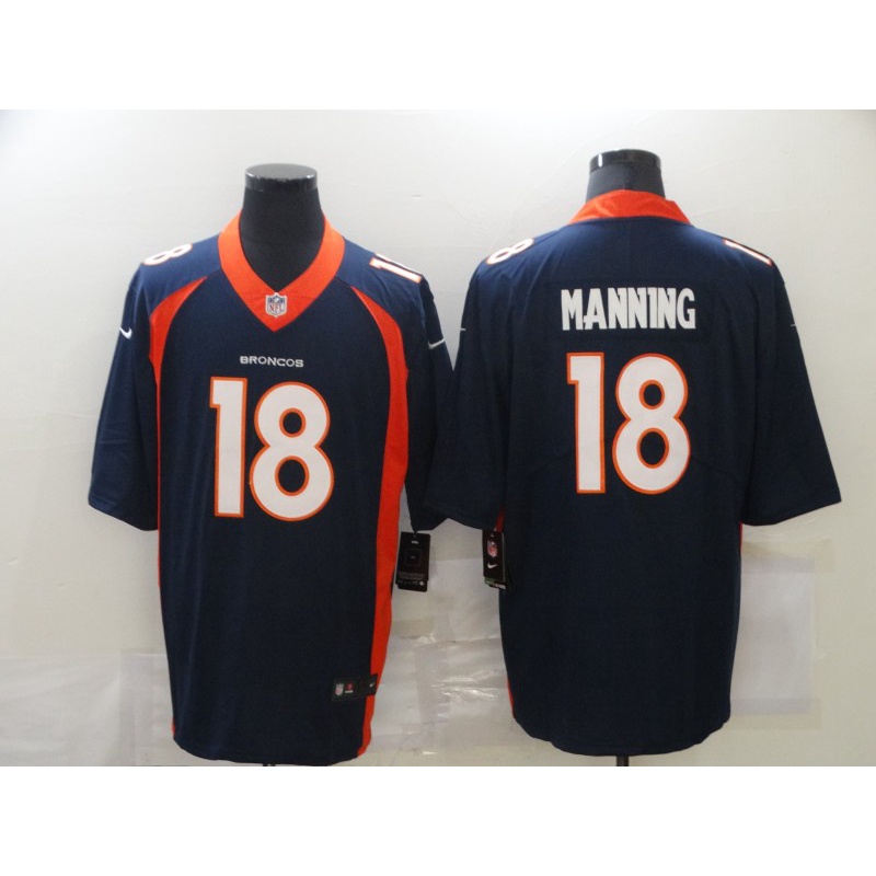 NFL_Jerseys 33D Jersey de football Denver''Broncos'''3 Russell Wilson 2  Patrick Surtain II 18 Peyton Manning 