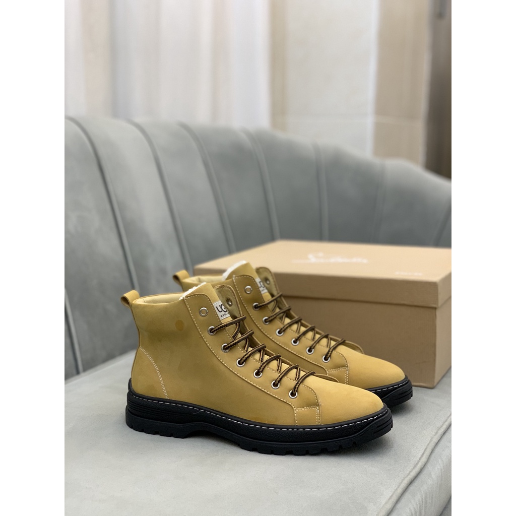 Gucci Botas De Suela Gruesa Para Hombre Zapatos De Cordones Casuales , Tendencia Todo De Moda | Shopee